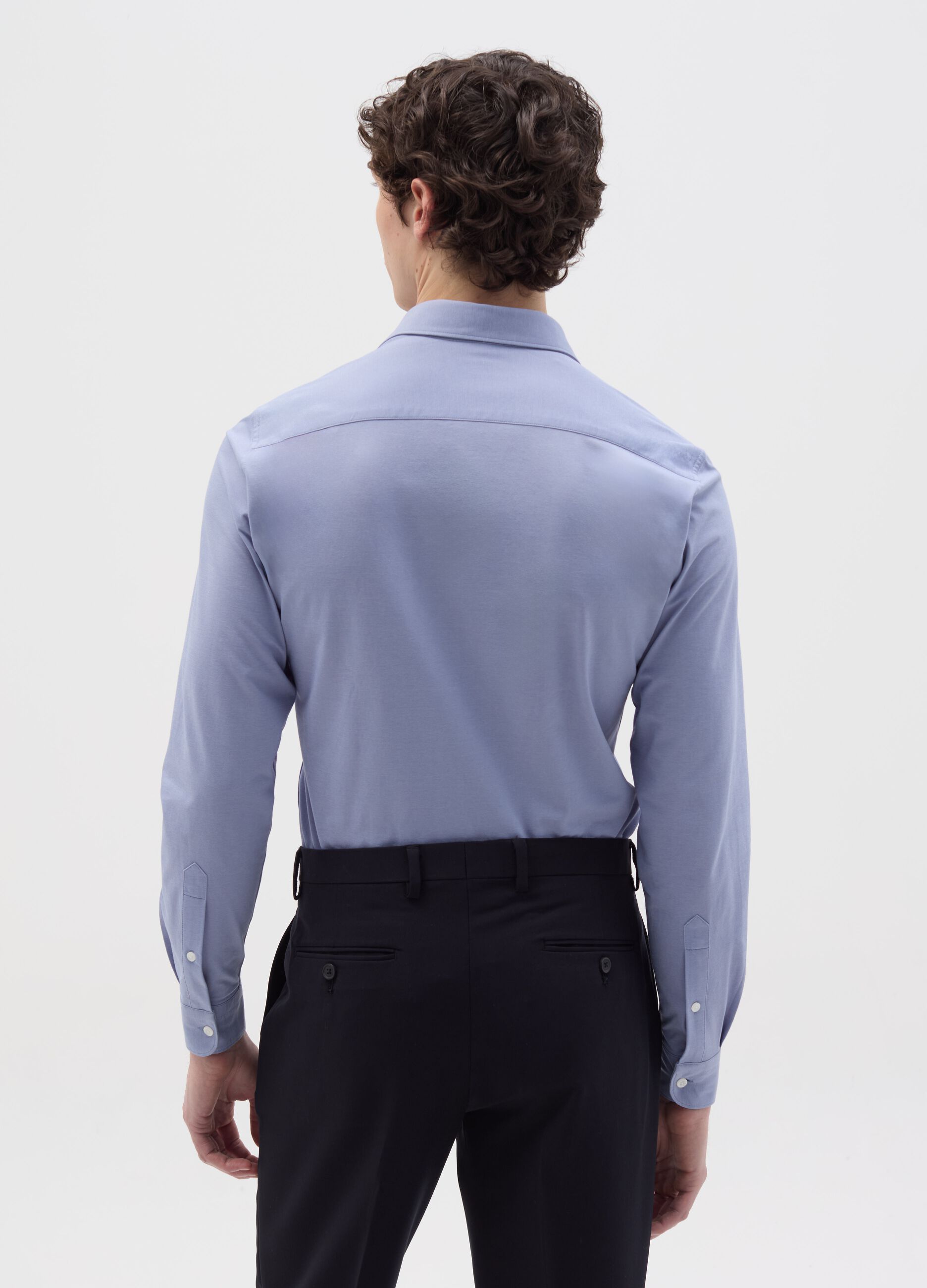 Slim-fit easy-dry easy-iron shirt