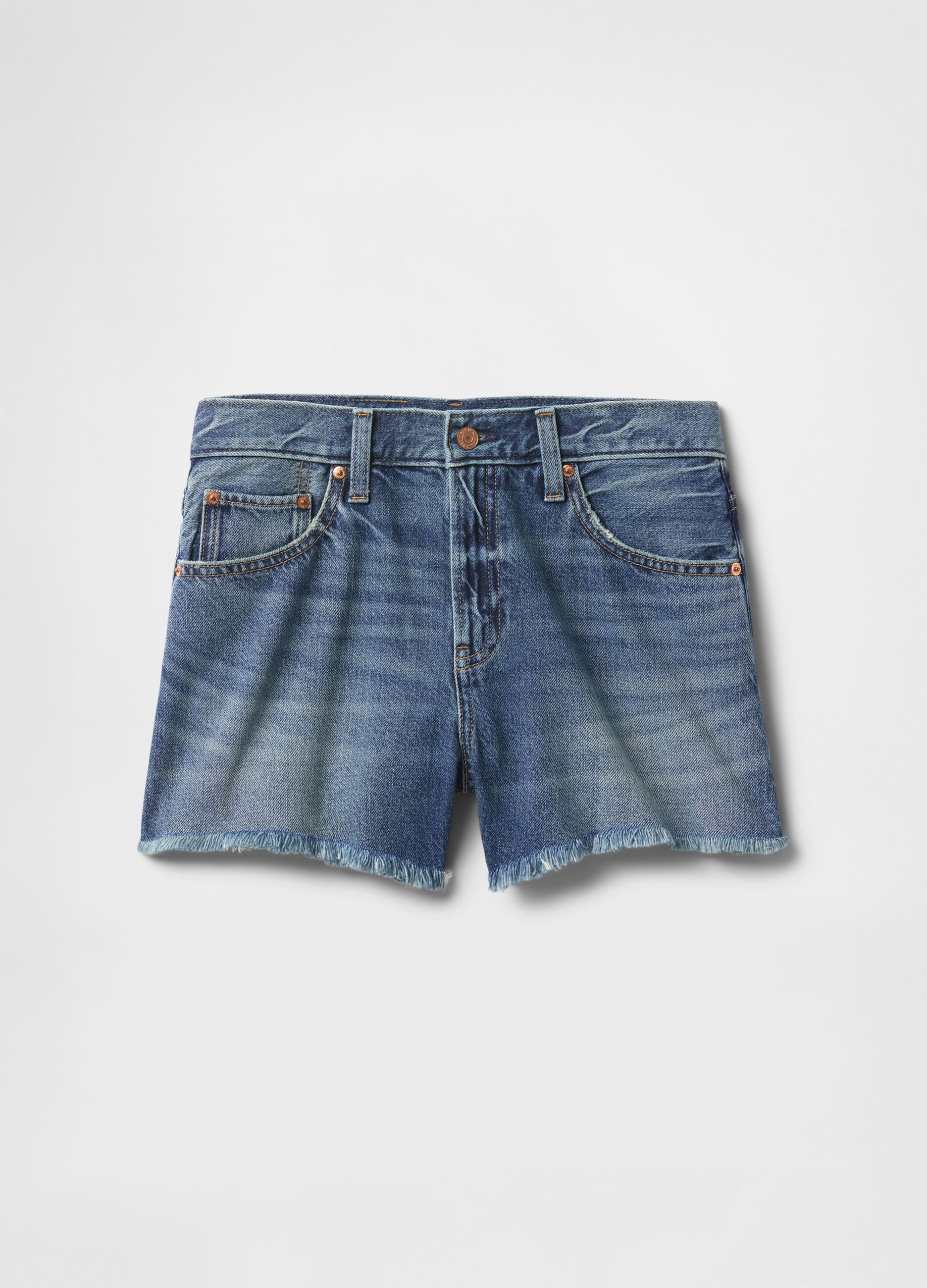 Blue Denim Shorts