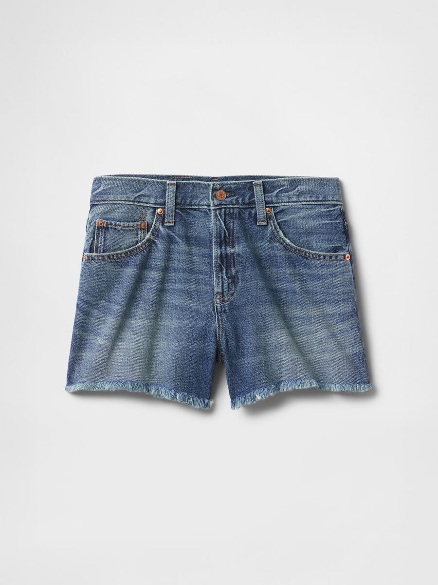 Shorts in denim blu_6
