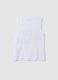 White organic cotton tank top_1
