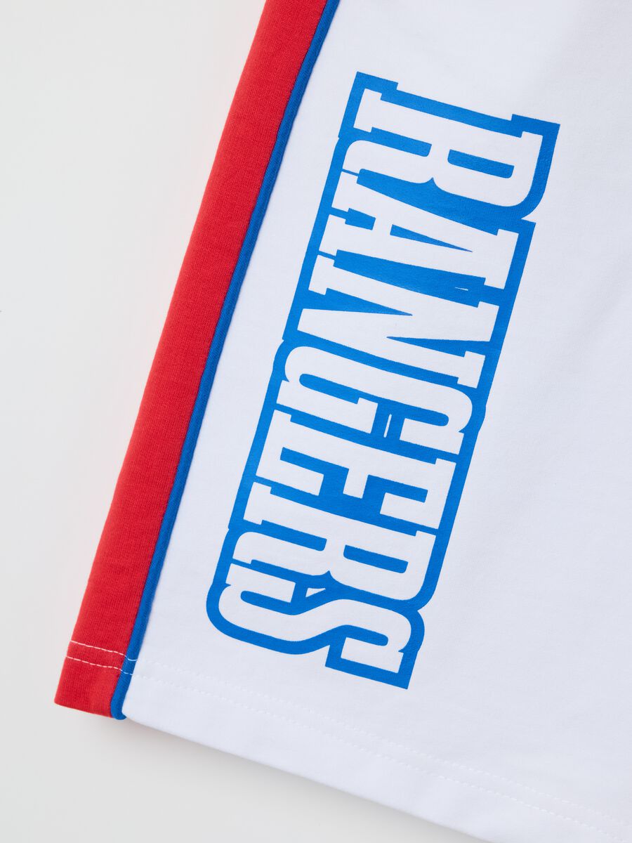 White Shorts with Rangers Print_5