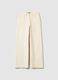 Straight Beige Stretch Cotton Chino Trousers_4