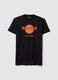 Black pure cotton regular fit t-shirt with Hard Rock Cafe logo_4