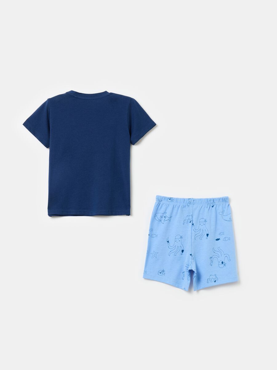 Organic cotton pyjamas with print_1