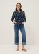 Multicolour Long Sleeve Blouse with Polka Dots, Regular Fit_0