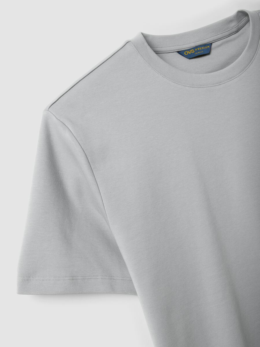 Light Blue Pure Cotton T-shirt_5