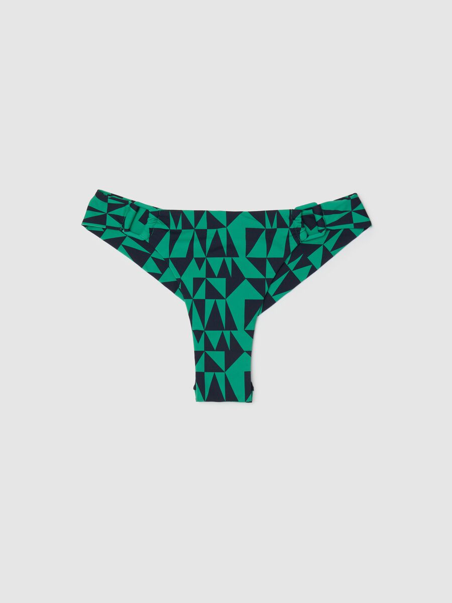 Women's multicolour stretch fabric bikini bottoms_0