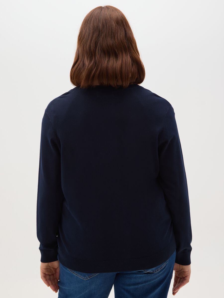 Blue cardigan with buttons_2