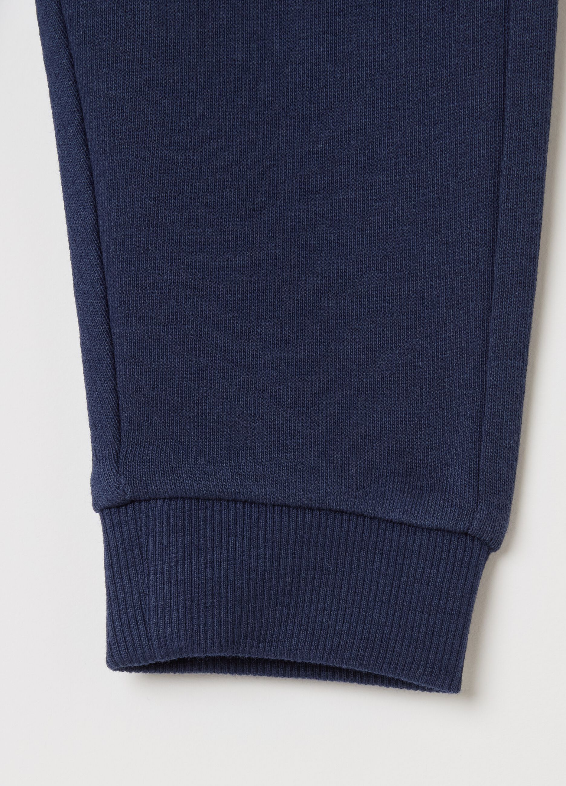 Joggers in cotone con coulisse 