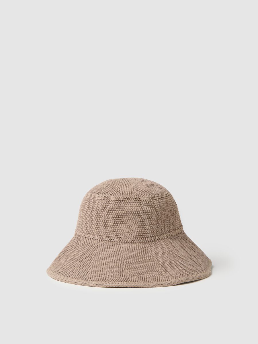 Women's Beige Bucket Hat_0
