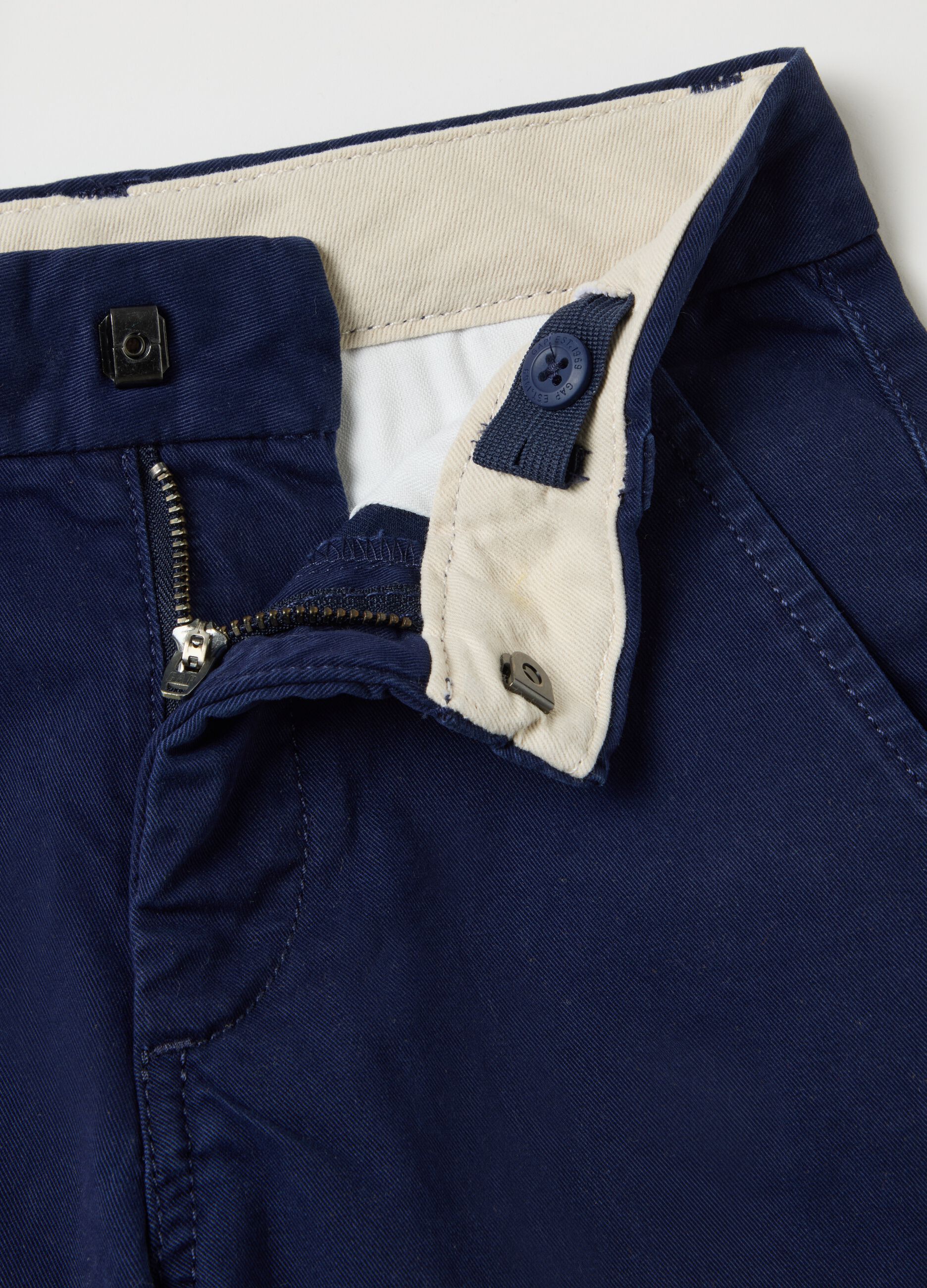 Stretch Cotton Bermuda Shorts