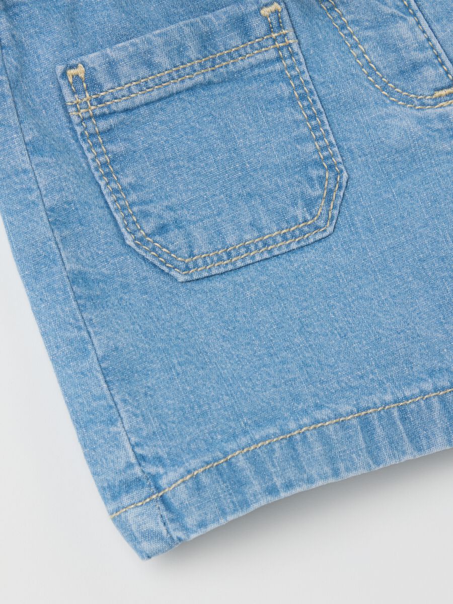 Stretch Denim Shorts Fagottino_3