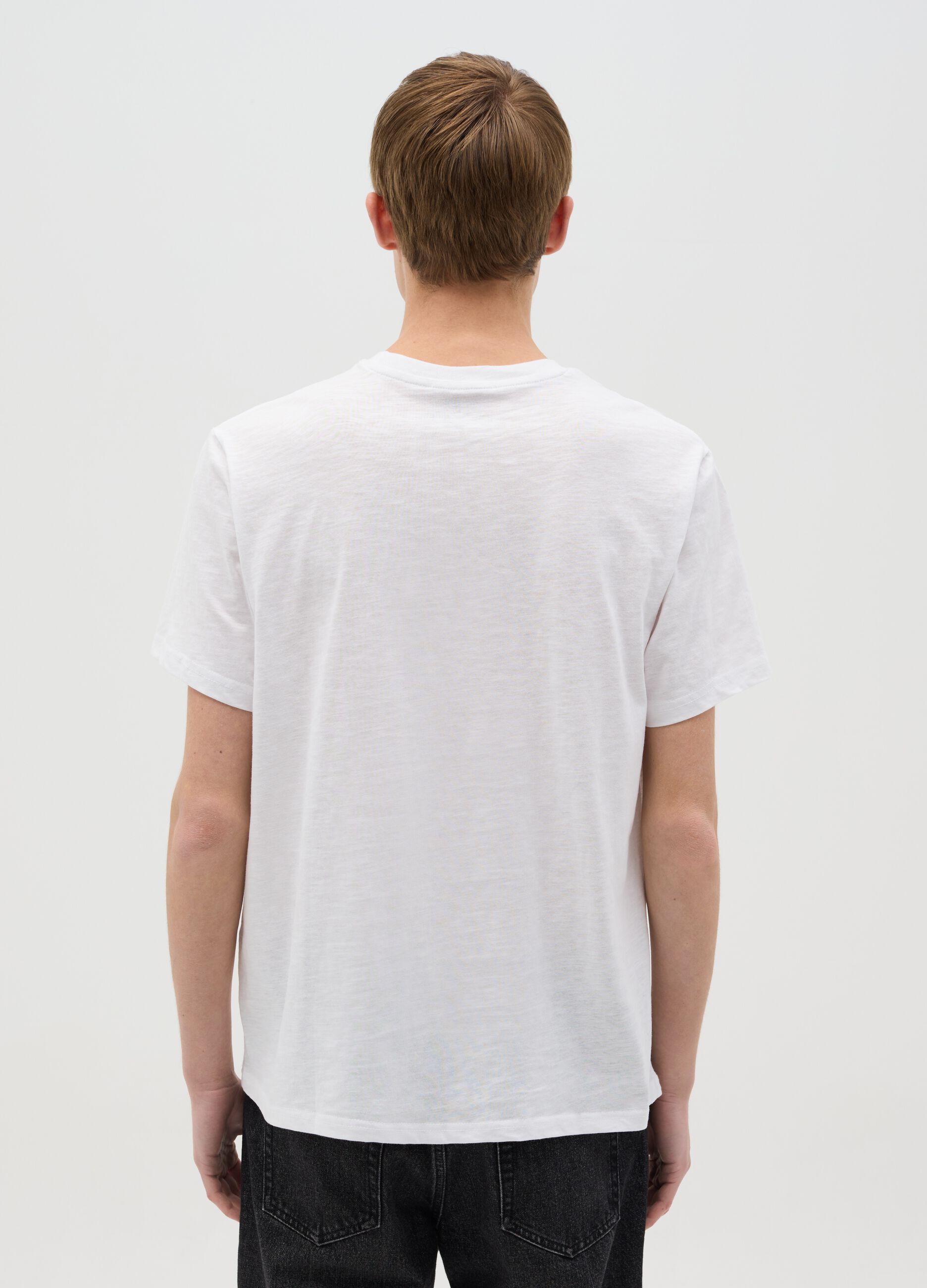 Cotton T-shirt with "Jacky Drift" racing car print