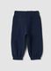 Blue pure cotton over-fit trousers with dinosaur print_1