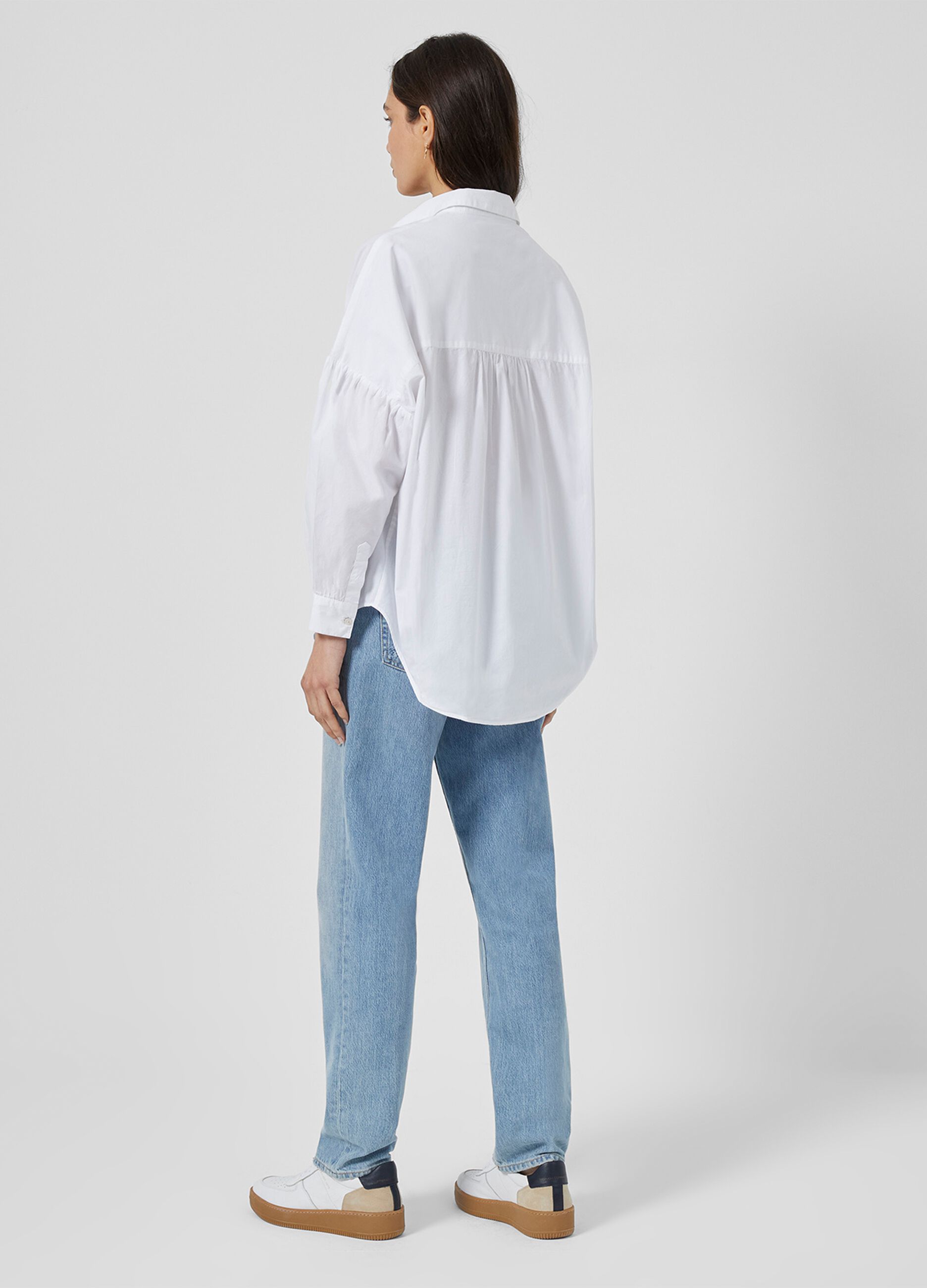 French Connection oversized shirt in cotton.