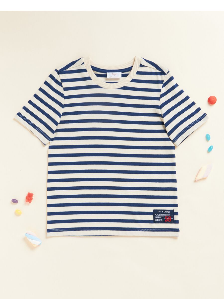 IANA striped T-shirt in 100% cotton jersey_0