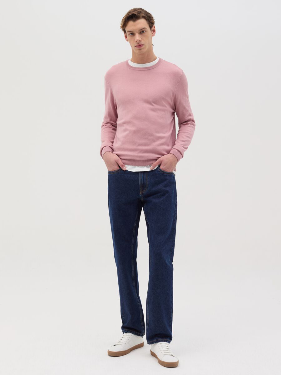 Round neck pullover_1