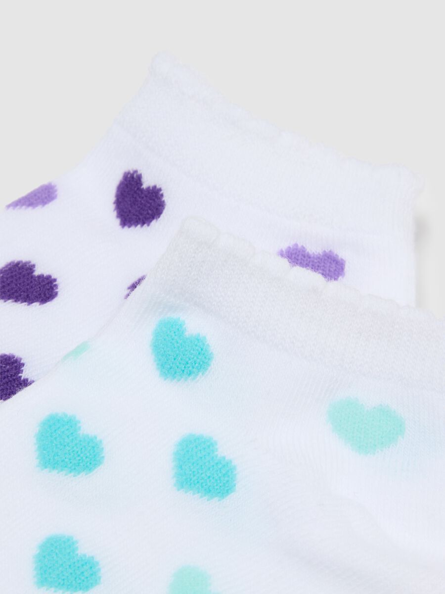 Girls' multicolour stretch cotton sock multipack_1