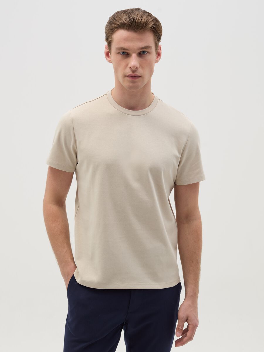 T-shirt with technical fabric_0
