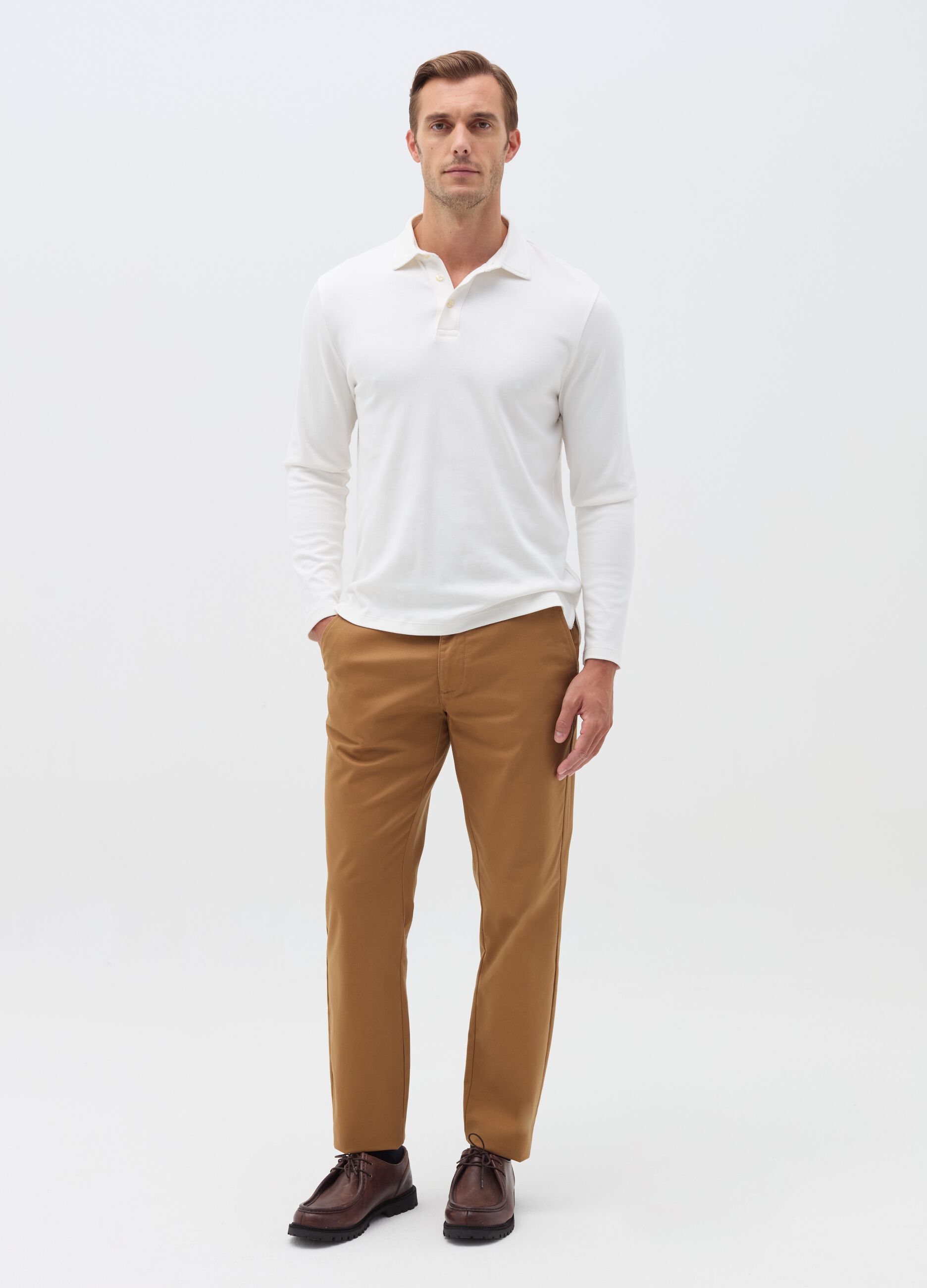 Regular-fit chino trousers
