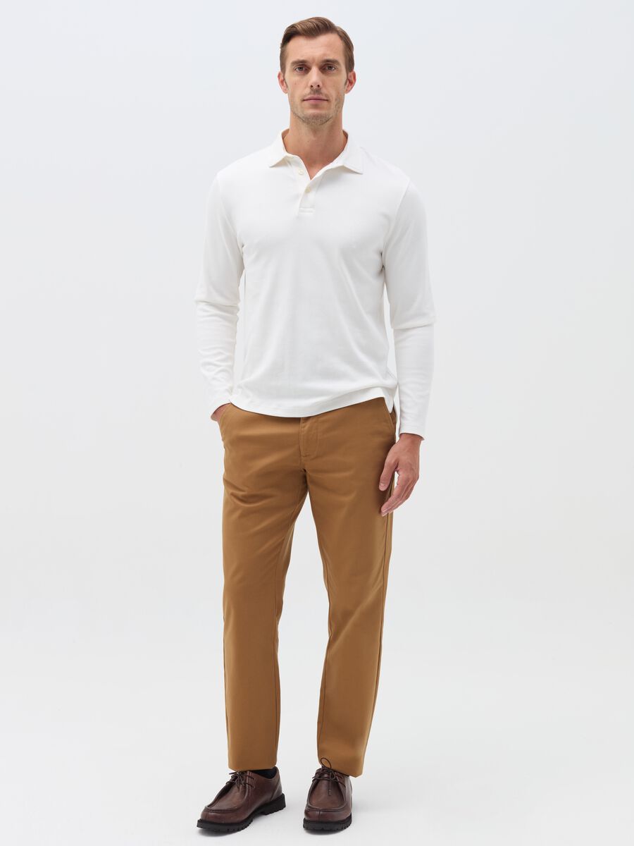 Regular-fit chino trousers_0