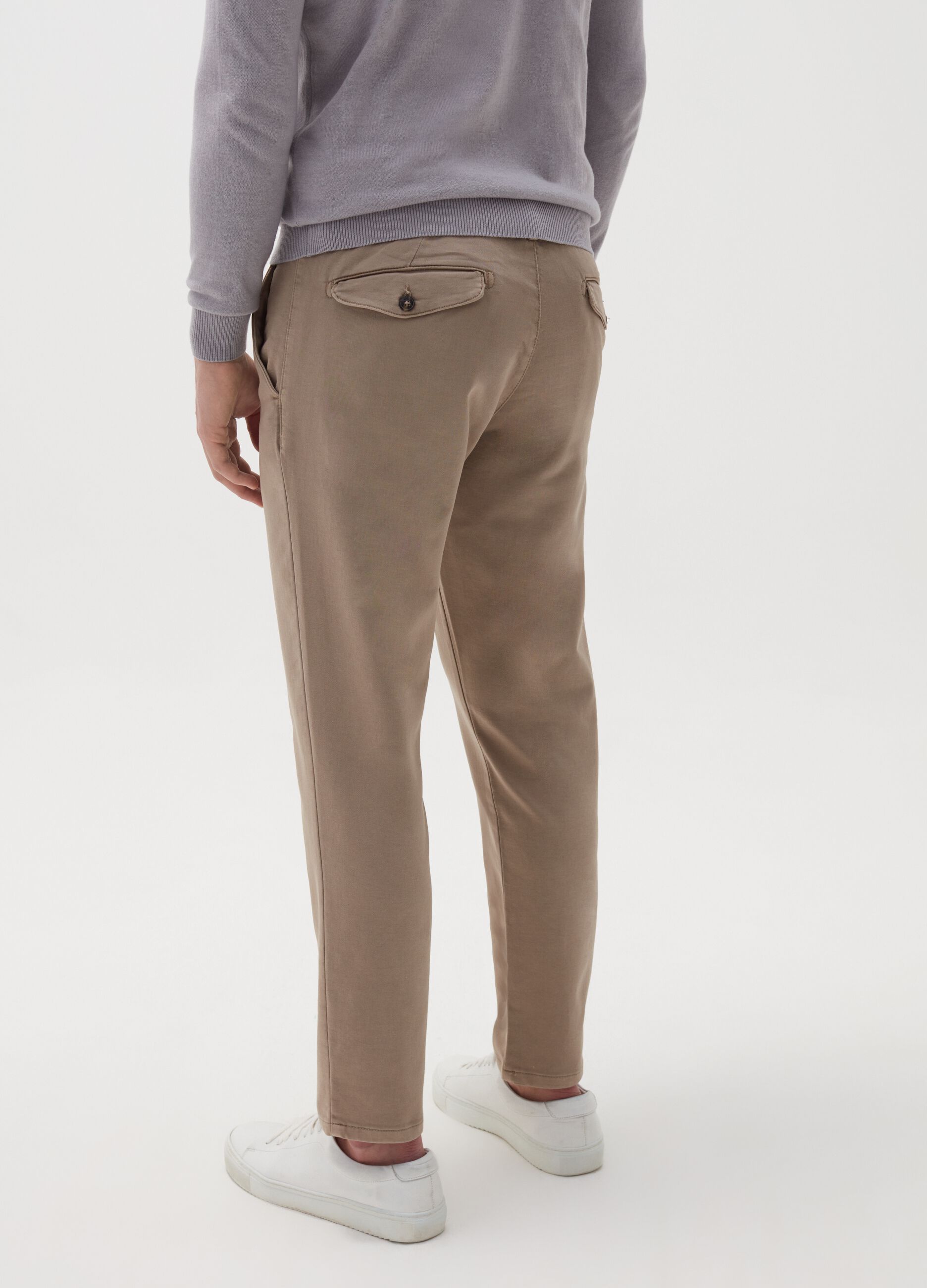 Relaxed-fit chino trousers