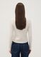 White cable-knit crew-neck jumper, regular fit_3