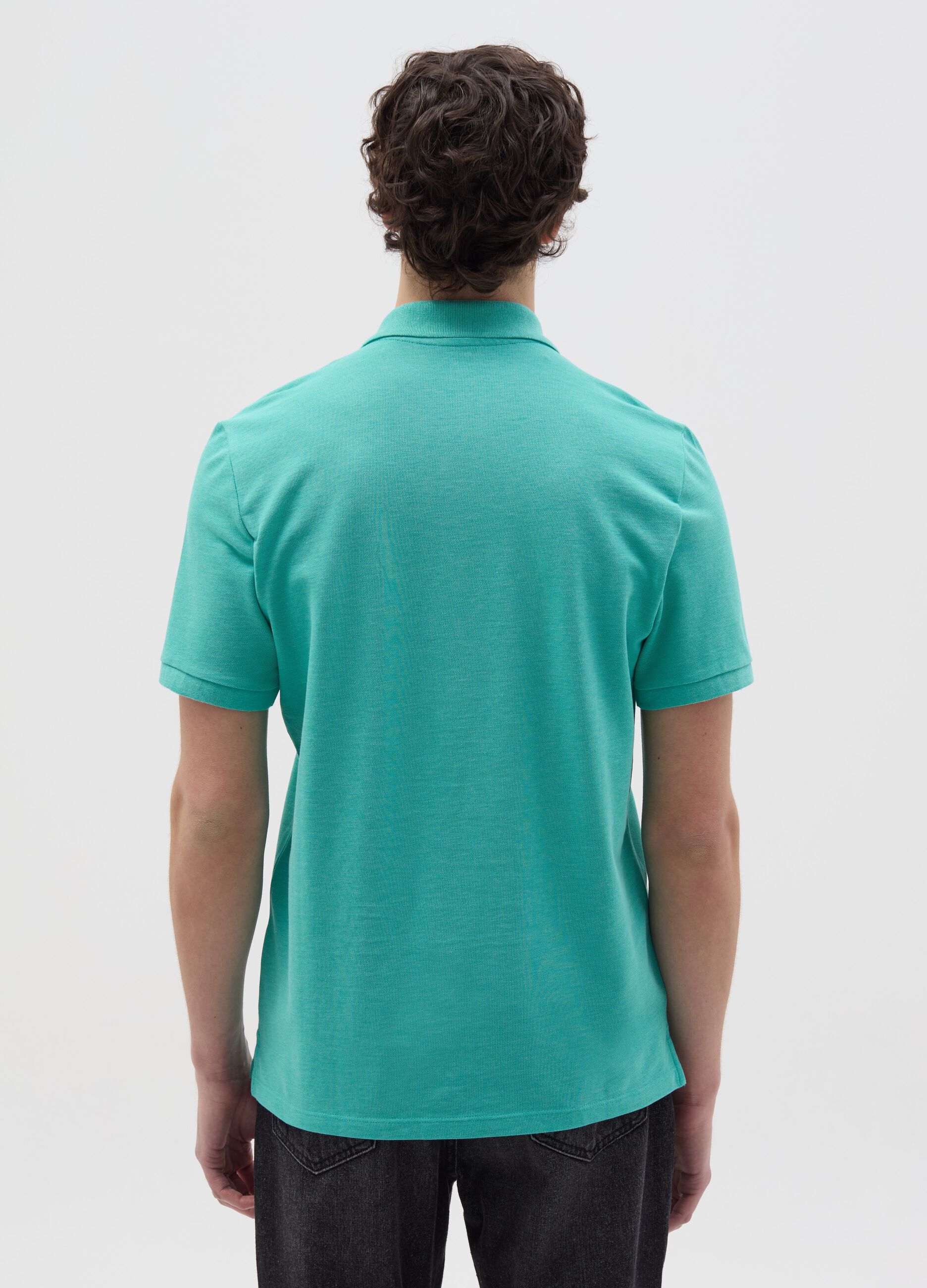 Regular-fit polo shirt in cotton