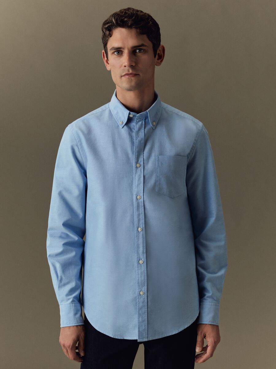 Camicia in cotone oxford_1