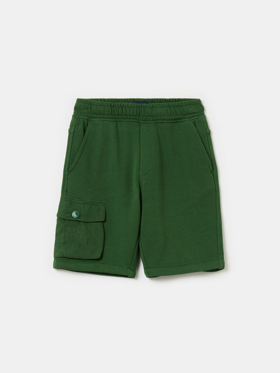 Shorts in French Terry with drawstring_3