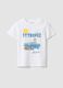 White pure cotton boys&rsquo; regular-fit T-shirt with print_0