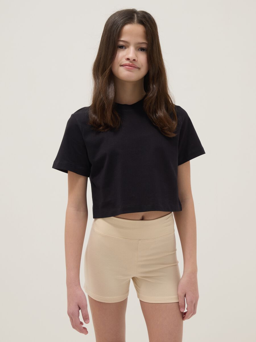 Set in puro cotone multicolor da ragazza regular fit_0