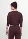 Brown cotton-blend crew-neck sweatshirt, regular fit_3