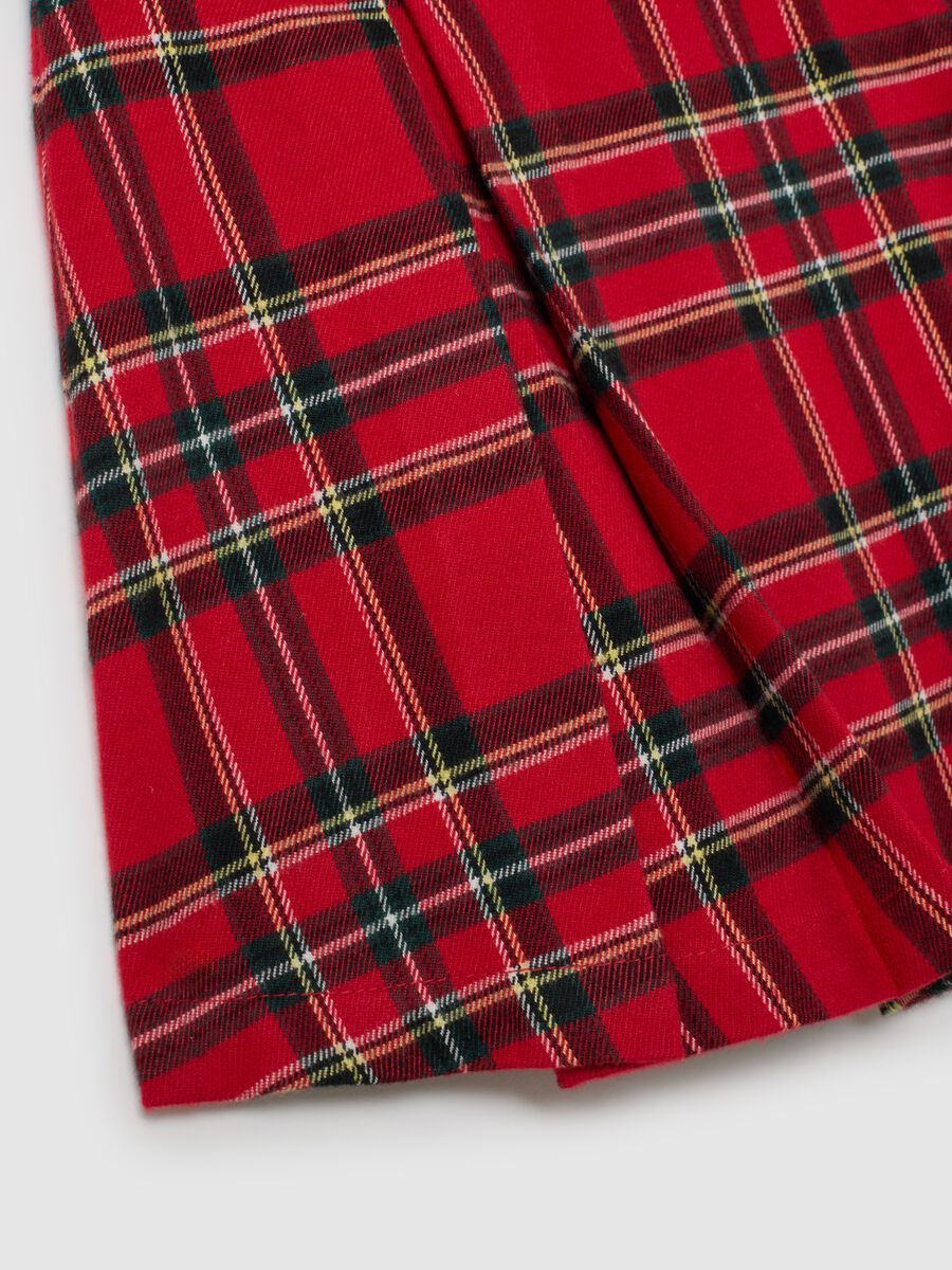 Minigonna a quadri multicolor da bambina_3