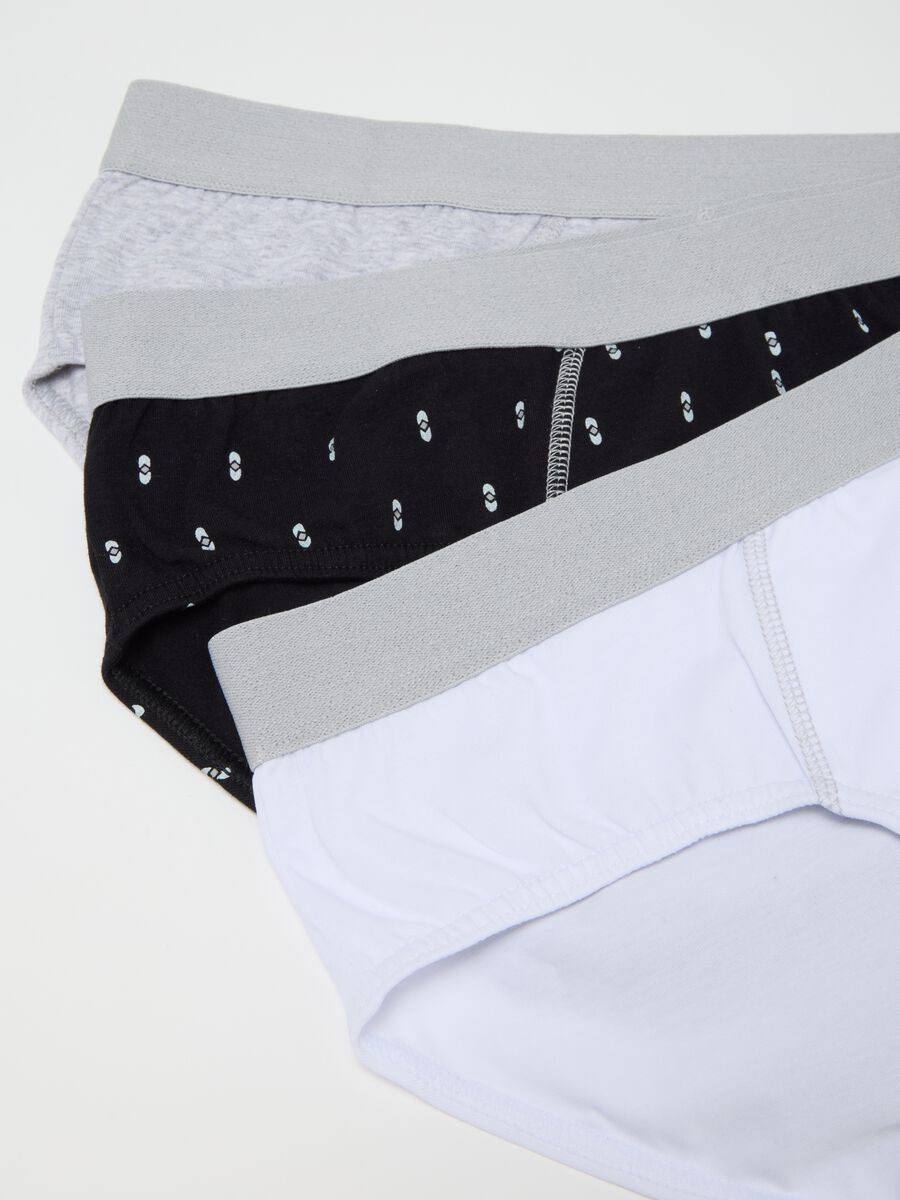Set of tripack multicolour regular fit cotton briefs_1