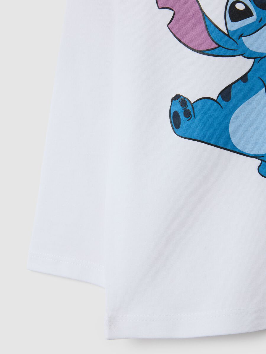 Maglia da bambino in puro cotone bianca regular fit_3