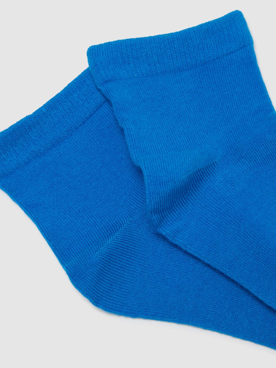 Kids' Regular Fit Multicolour Cotton Blend Short Socks Multipack_2