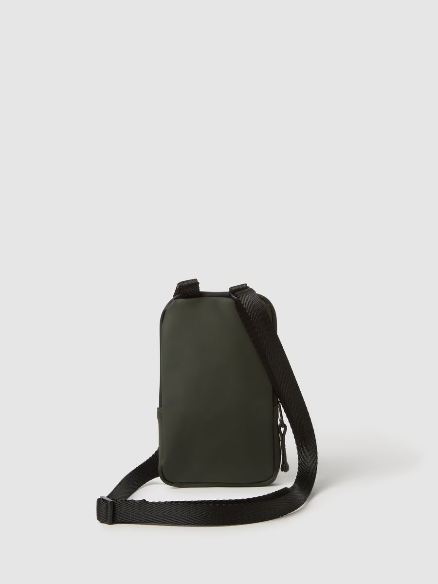 Green Shoulder Bag with Zip_1