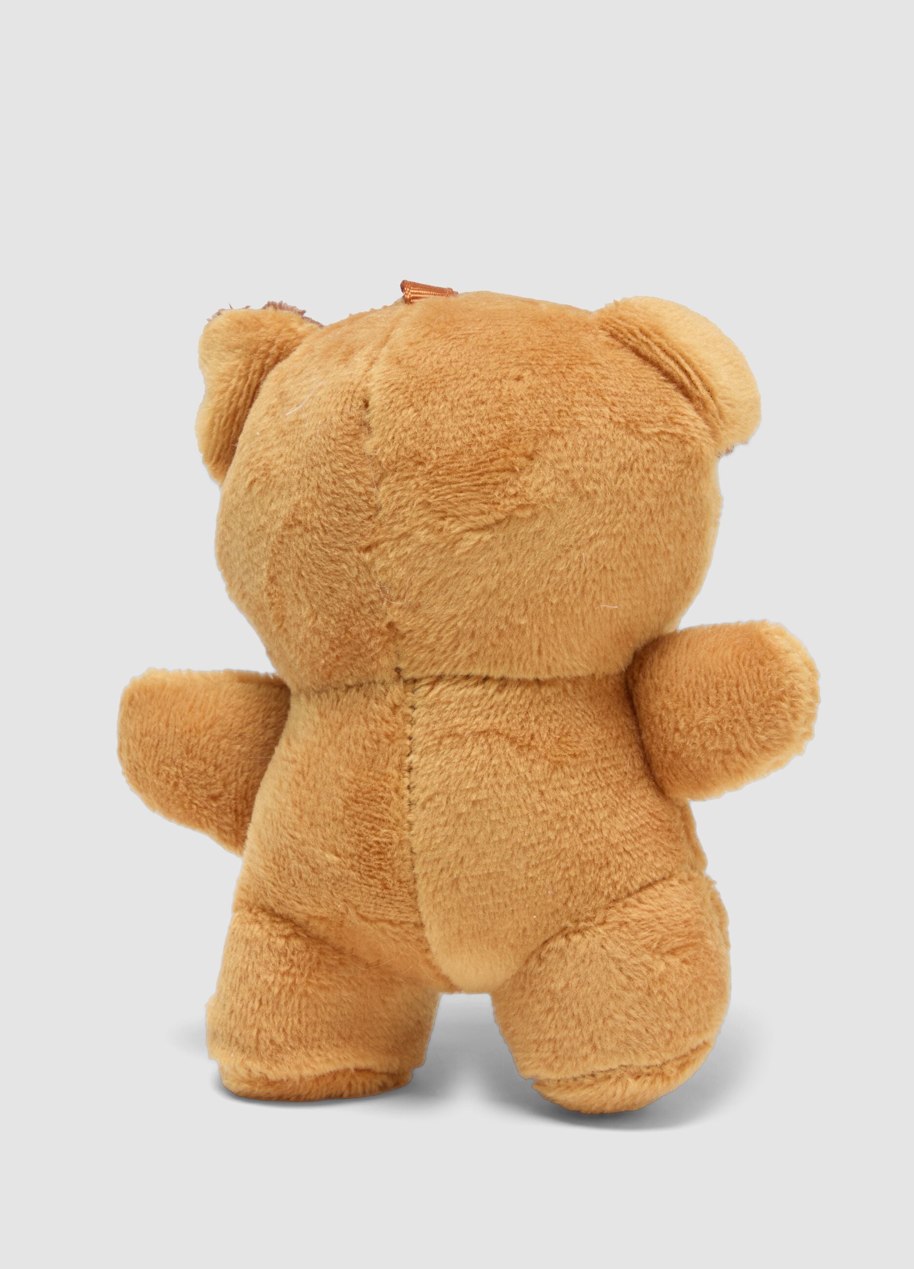 Brown teddy bear keyring