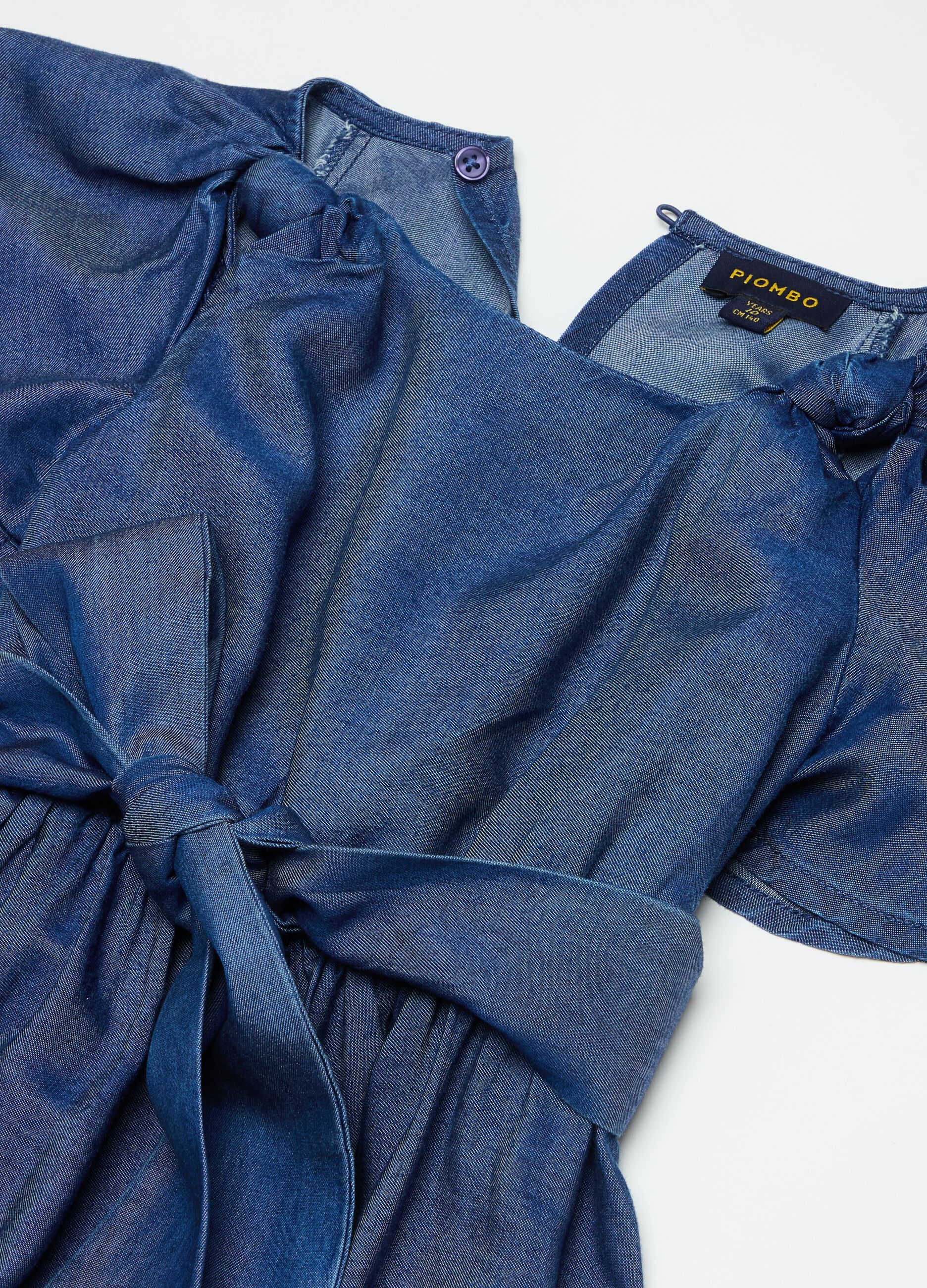 Dress in TENCEL™ Lyocell with embroidery