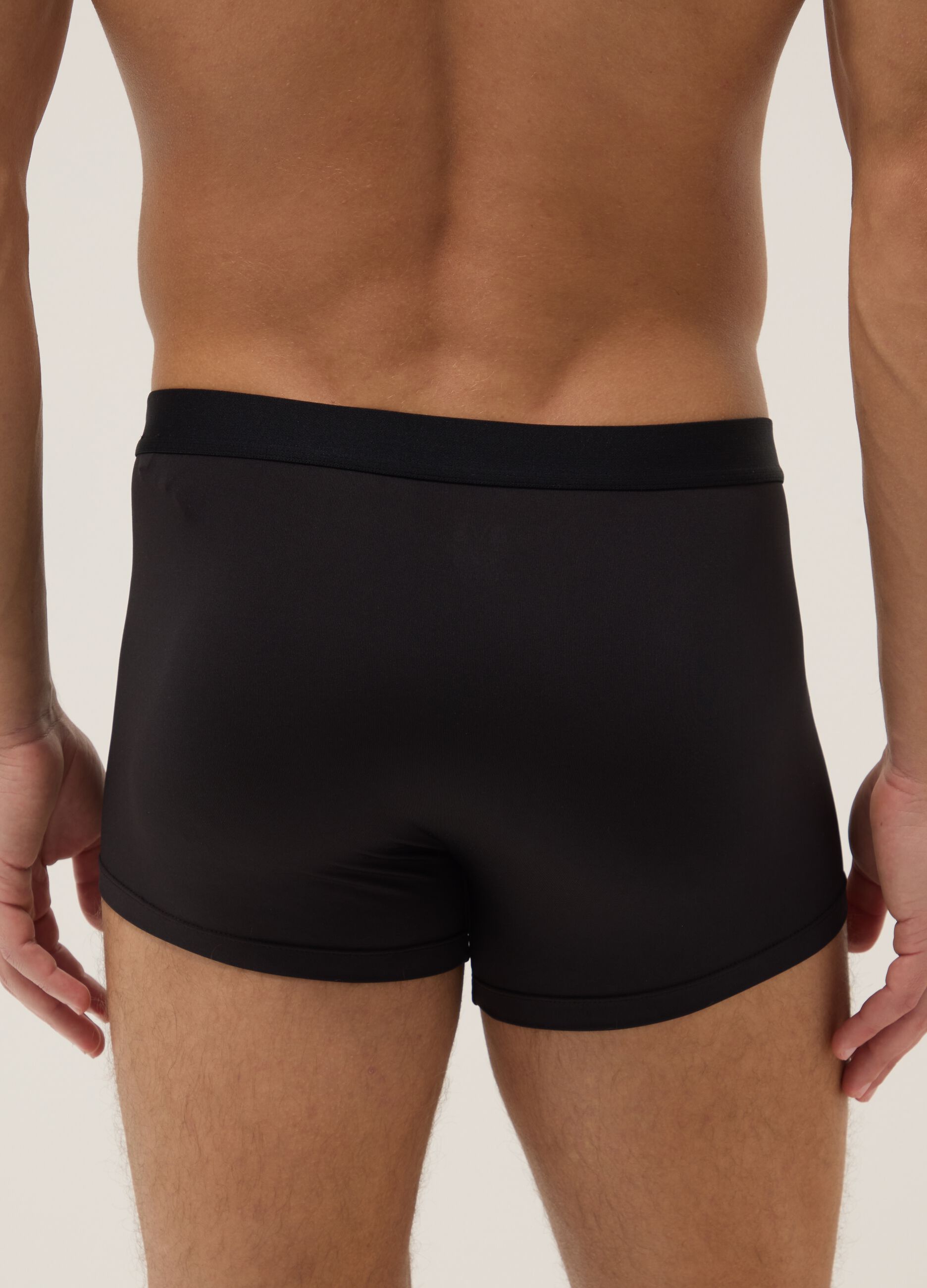 Tripack of Black Regular Fit Boxers