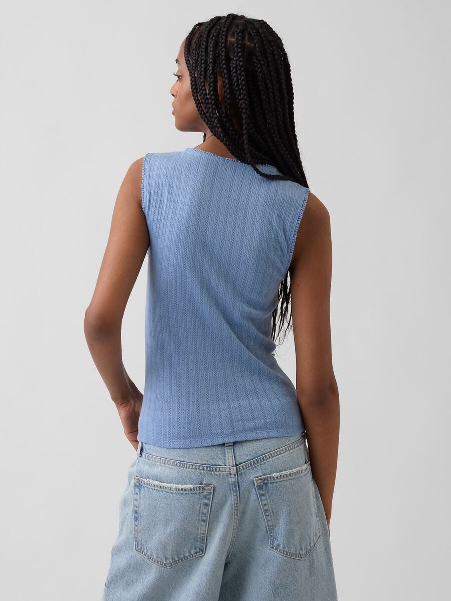 Top in misto cotone a costine_1