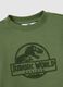 Child's green cotton sweatshirt with Jurassic World logo, regular fit_3