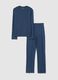 Blue pure cotton pyjamas_4