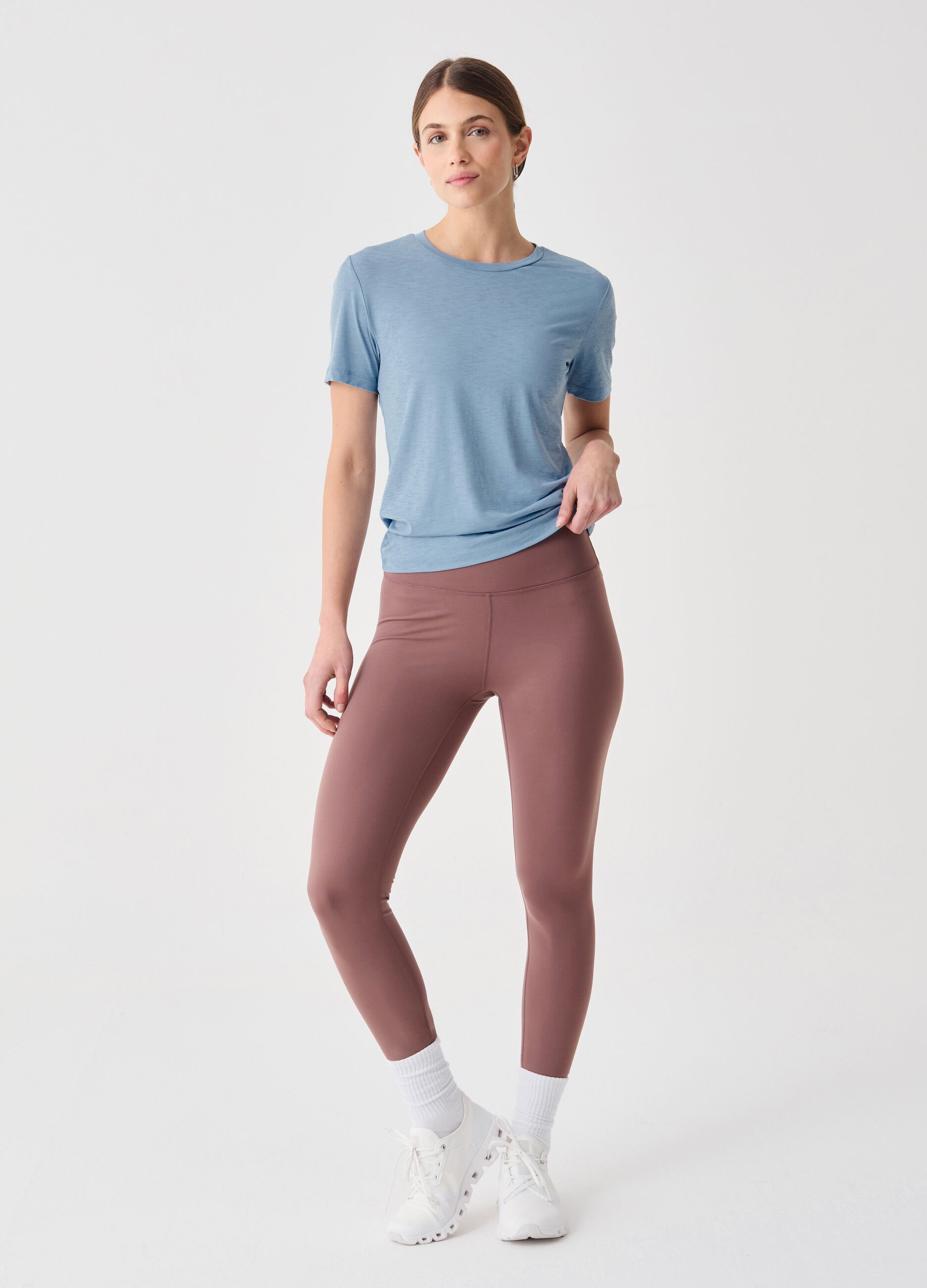 ALTAVIA STUDIO T-shirt in technical fabric