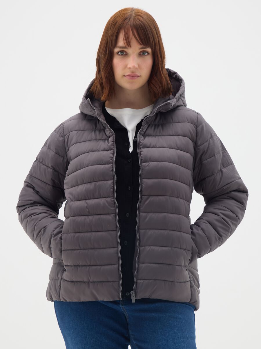 Grey Regular Fit Jacket_0