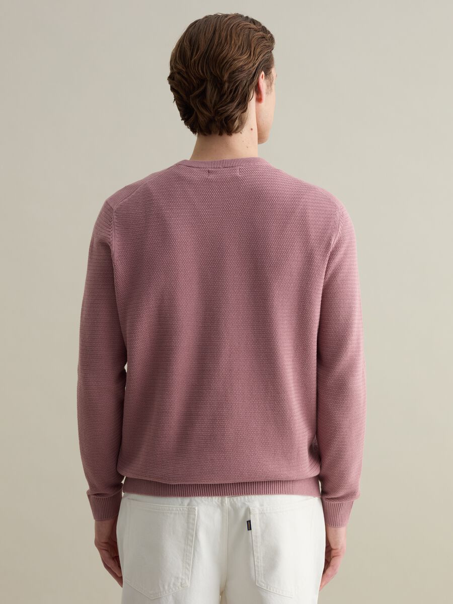 Cotton pullover with wavy trim_2