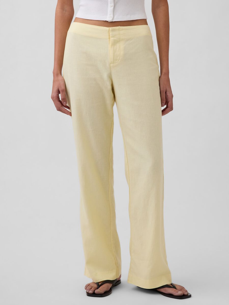Linen-blend trousers_1