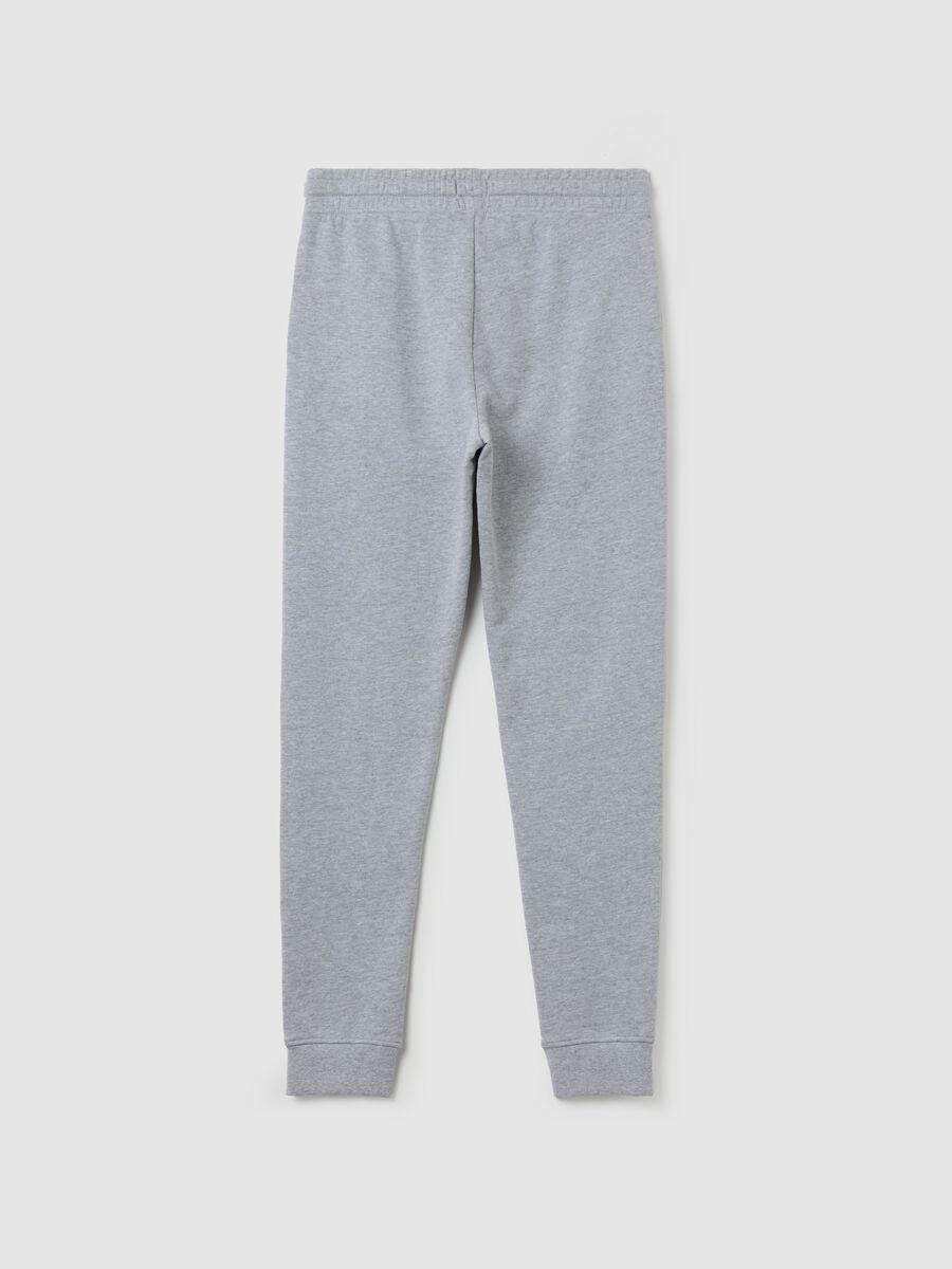 Joggers with graffiti print_4