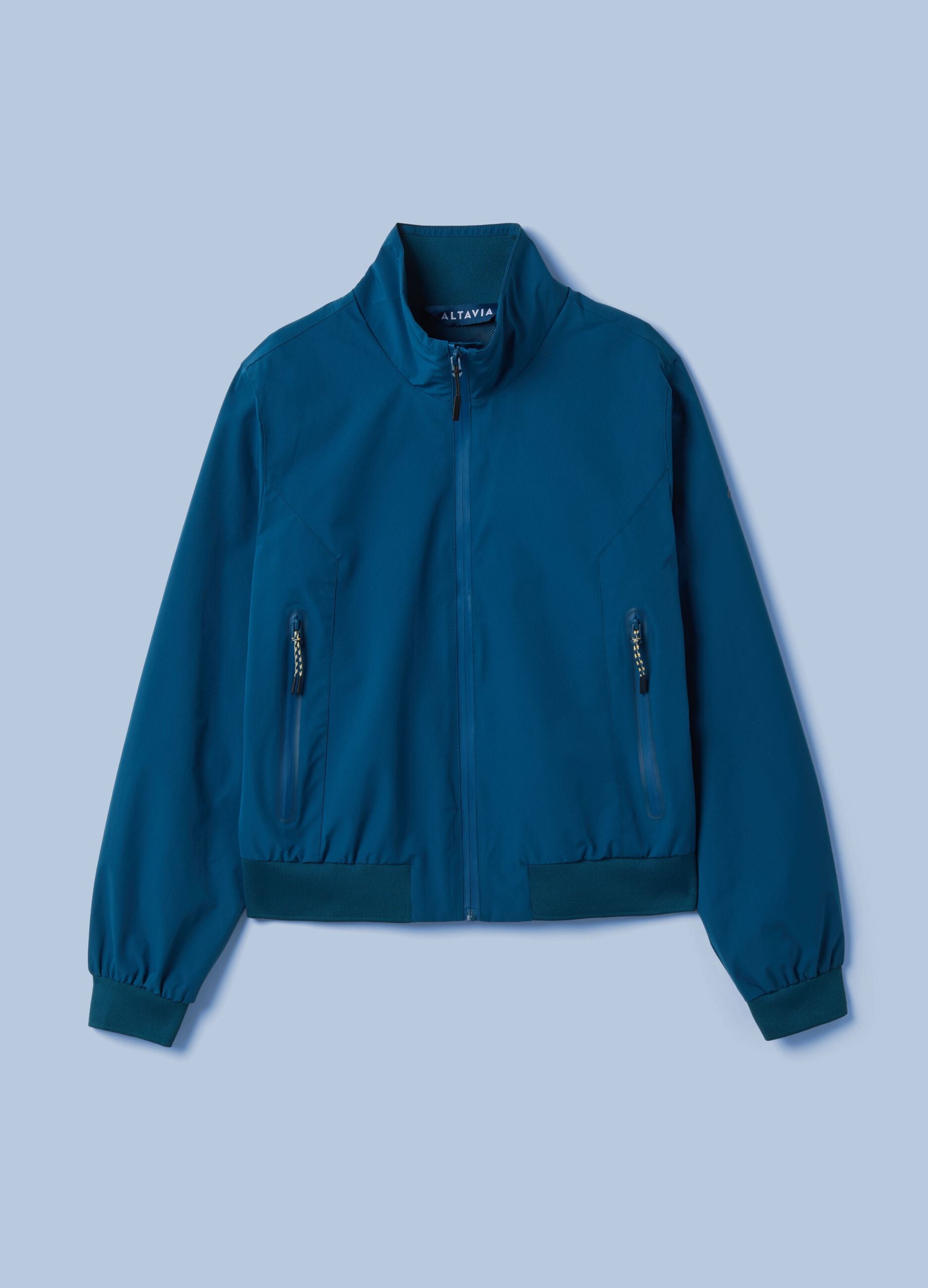 Giacca sportiva antivento ALTAVIA SAILING blu con zip